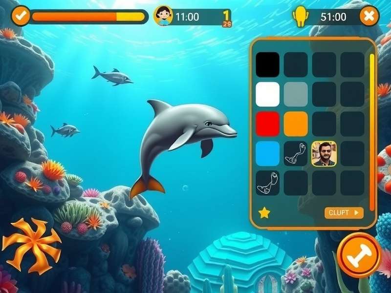 Oceanic Dolphin Odyssey character customization screen